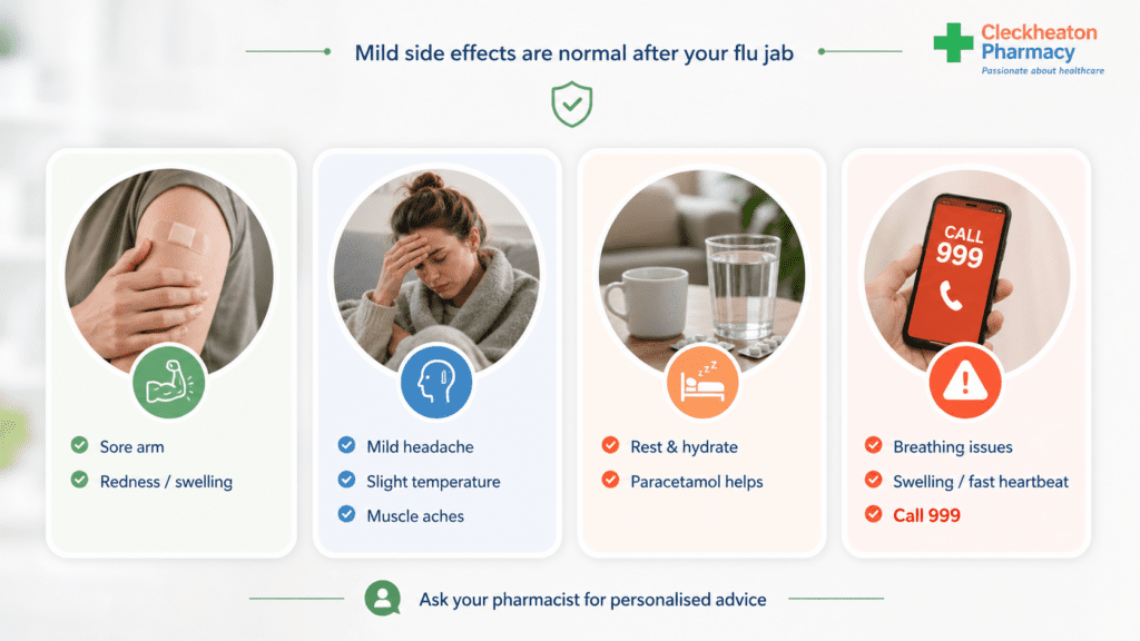 when to get flu vaccine UK info